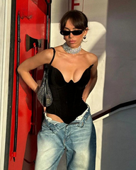 Athenia Backless Butterfly Top