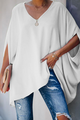 Casual Solid V Neck T-Shirts(5 colors)
