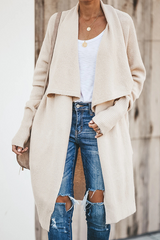 Casual Solid Patchwork Pocket Turndown Collar Outerwear(6 Colors)