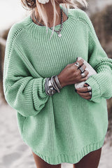 Casual Street Solid Solid Color O Neck Tops