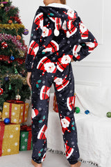 Casual Living Print Printing Hooded Collar Loose Jumpsuits(5 Colors)