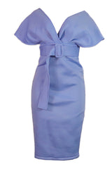 Elegant Solid V Neck One Step Skirt Dresses(2 Colors)