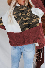 Casual Tassel Buckle Turndown Collar Outerwear