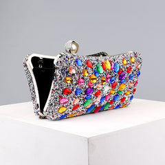 Casual Patchwork Chains Rhinestone Bags(8 Colors)