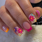 Casual Simplicity Print Basic Nail Paste