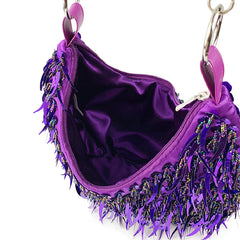 Casual Solid Patchwork Beaded Bags(6 Colors)