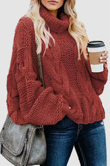 Casual Solid Patchwork Turtleneck Tops(9 Colors)