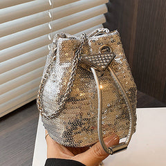 Casual Solid Sequins Patchwork Bags(3 Colors)