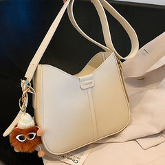 Casual Simplicity Solid Patchwork Bags(With pendant)(4 Colors)