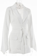 Casual Daily Patchwork Turn-back Collar Outerwear(4 Colors)