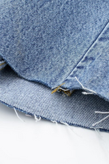 Casual Street Solid Color Pocket Buttons Turndown Collar Long Sleeve Loose Denim Jumpsuits