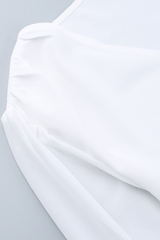 Sexy Ruched V Neck Wrapped Skirt Dresses