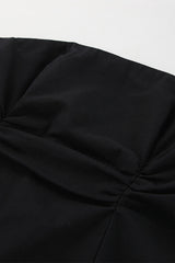 Casual Street Zipper Strapless Sleeveless Two Pieces