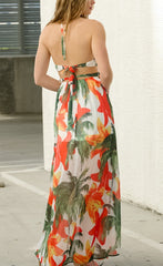 Tie-Up Maxi Dress