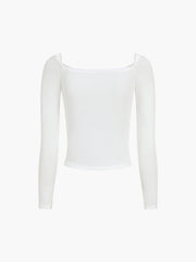 Nostalgia Ruched Long Sleeve Shirt