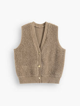 Wool-blend Fuzzy Vest