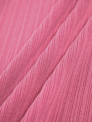 Solid Ribbed Button Sweater Vest