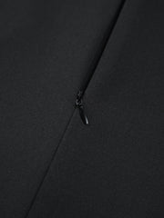 Ruffle Hem Square Neck Slip Short Dress