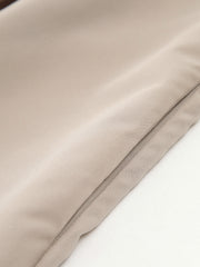 Off-Shoulder Cotton Blends Short Dress