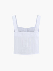 Cotton Semi-Sheer Shorts Set