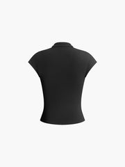Stand Collar T-Shirt