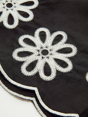 Embroidery Round Neck Sleeveless Tank Top
