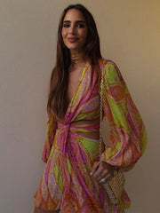 'Wonder Wistfully' Bohemian Dress