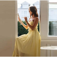 Cleo Bow Tie Chic A Line Dress