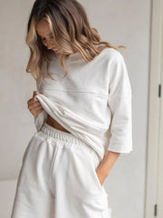 Remy Patchwork Shorts Set