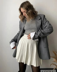 Doreen Mini Pleated A line Skirt