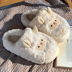 Saint Furry Plush Slippers