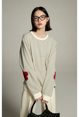 Blossom Trail Stripes Sweatshirt