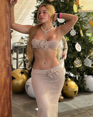 Particia Knitted Skirt Set