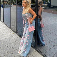 The Final Bow Down Wide Leg Jeans