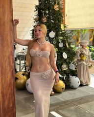 Particia Knitted Skirt Set