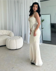 Monaco Lace Up Skirt Set