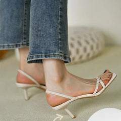 Madori Square Toe Heels