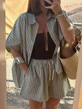 Shilo Striped Shorts Set