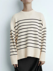 Merna Baggy Stripe Knitted Pullover