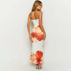 Aphordite Strapless Floral Dress