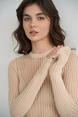 Stevie Skinny Long Sleeves T-Shirt