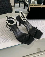 Maylee Pearl Strap Heels