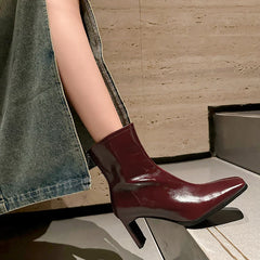 Magda Leather Ankle Boots