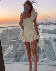 Petal Perfection Mini Dress