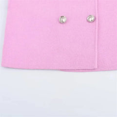 Blooming Pink Knitted Vest Top