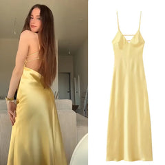 Brianna Backless Sling Dress