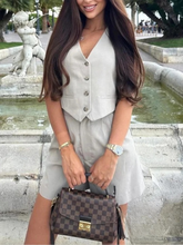 My Oasis Linen Shorts Set