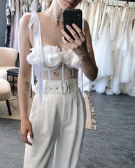 J'aime Floral Corset Top