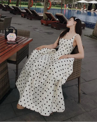 Amora Polka Dots Midi Dress