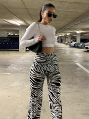 'Your Inner Wild' Zebra Print Pants